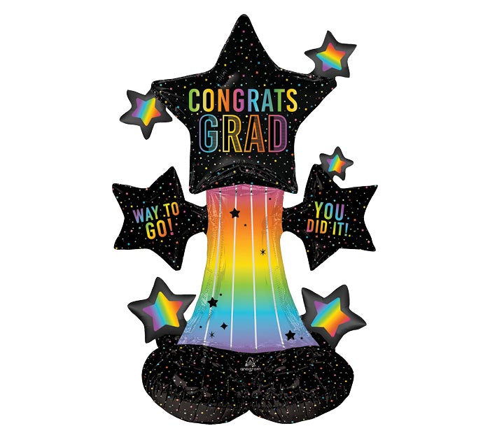 36" Satin Cosmic Future Grad Airloonz