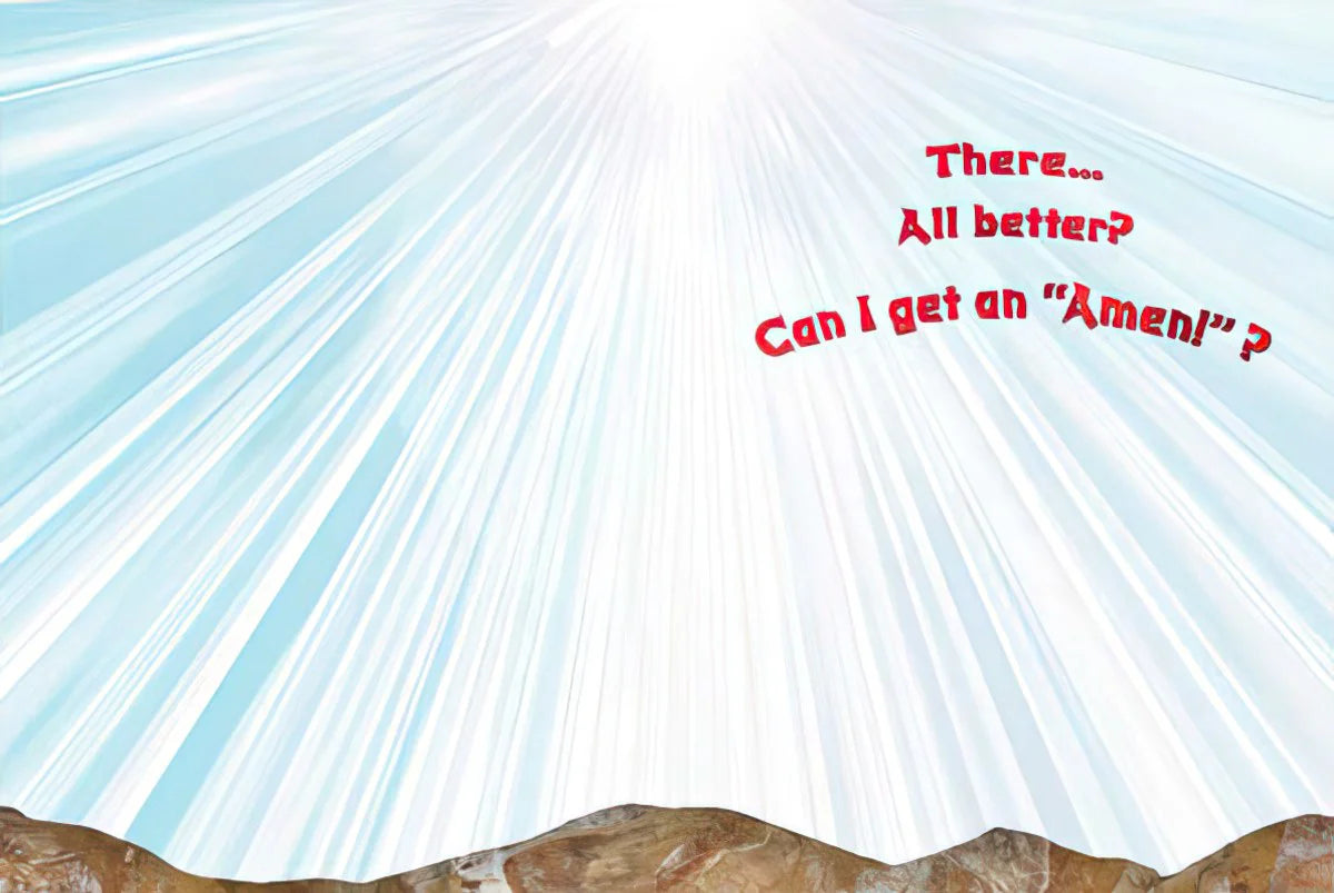 Get Well Soon Card: Be Healed, Can I Get an 'Amen!' | Encouraging Get Well Greeting Card