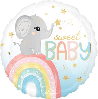 838 18" Satin Baby Elephant