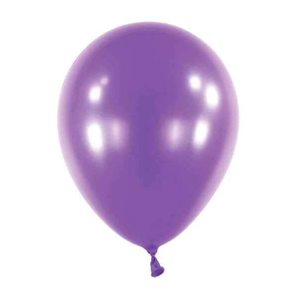 100 Pack: 11" Metallic Latex Balloon