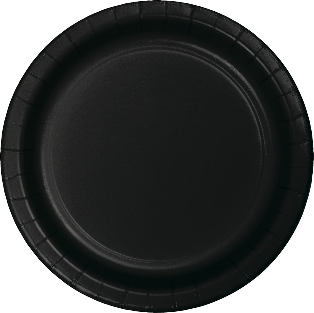 Black Velvet Luncheon Plates