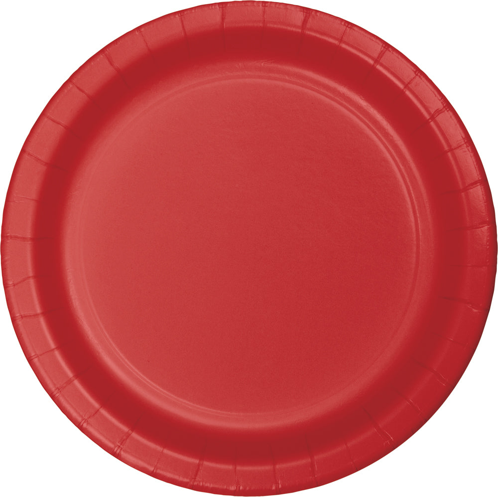 Classic Red Dinner Plates