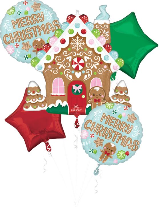 Baking Spirits Bright Christmas Balloon Bouquet