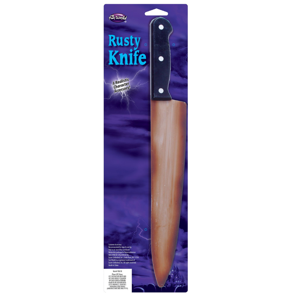 15” Rusty Butcher Knife Assortment