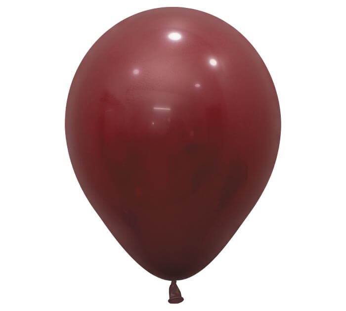 5" deluxe merlot balloon