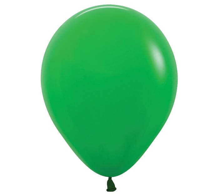 5" deluxe shamrock green balloon
