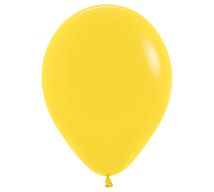 5" fashion yellow balloon
