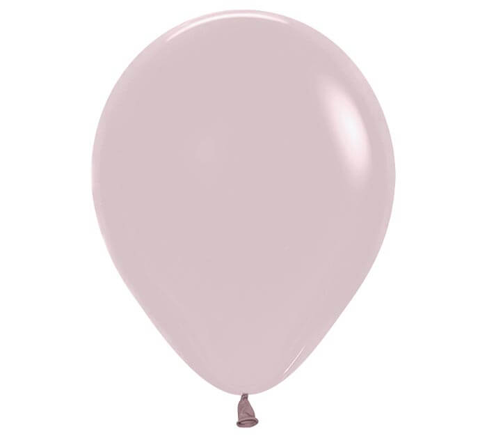 5" pastel dusk rose balloon