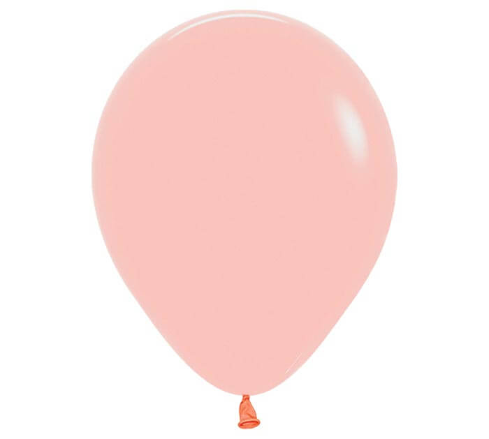 5" pastel matte melon balloon