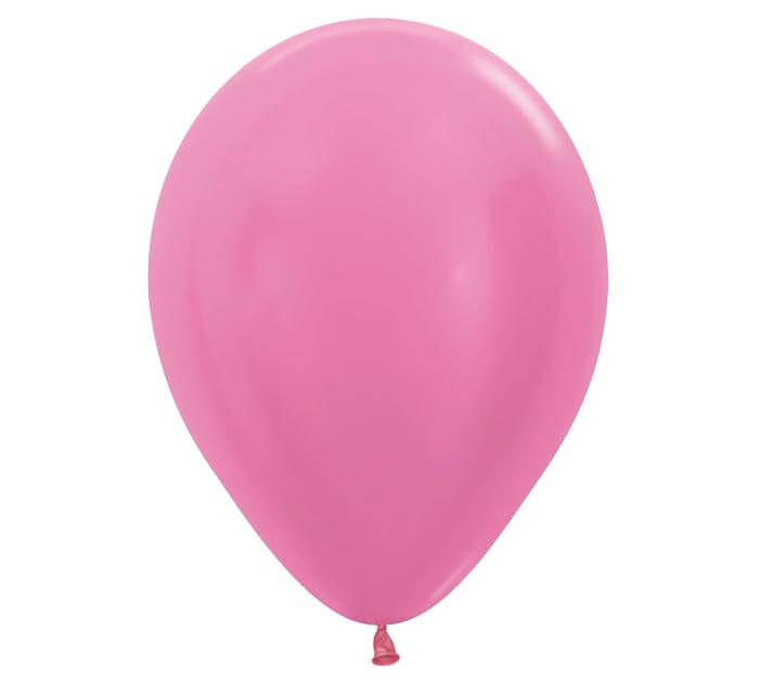 5" pearl fuchsia balloon