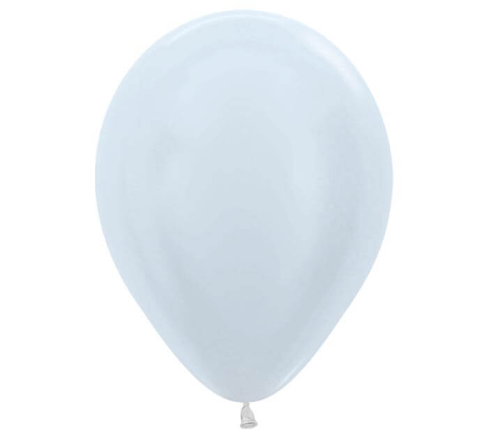 5" pearl white balloon