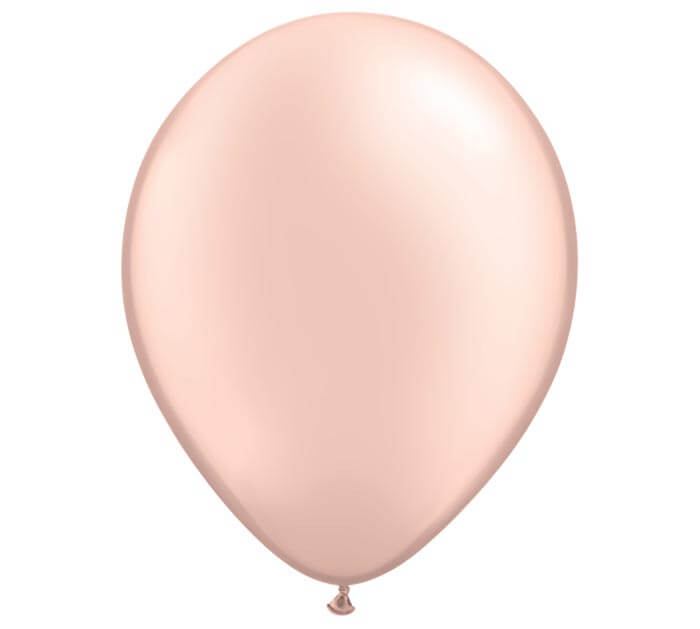 5" pearl peach balloon