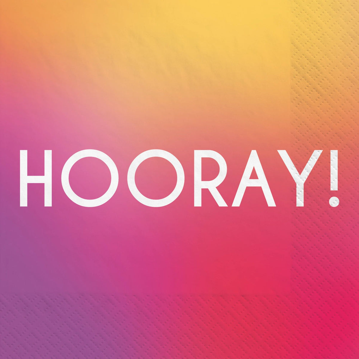 Vibrant Ombre Beverage Napkins