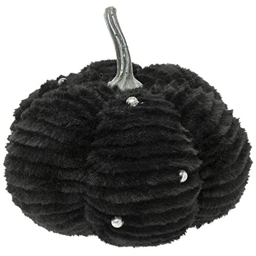 Large Fabric Pumpkin - Black Pearl
