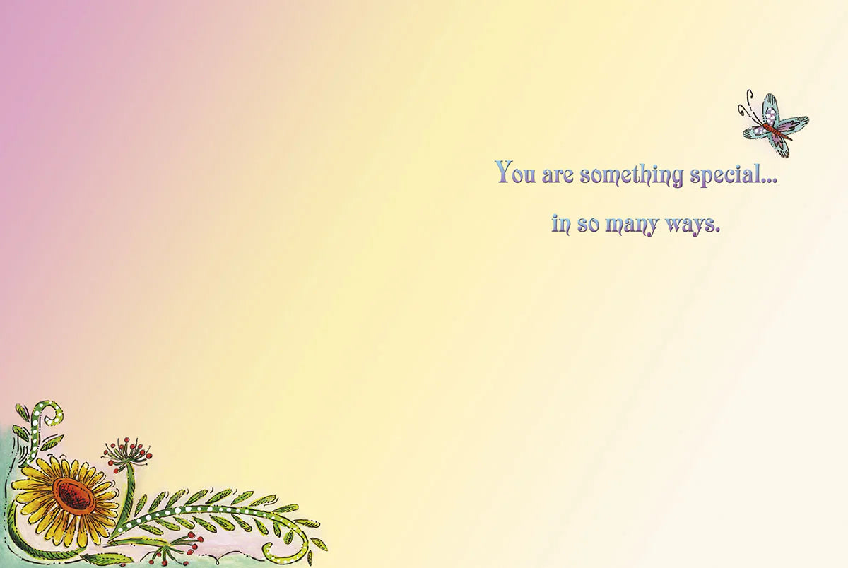 Thank You Card - Daisies and Greenery Thank You Card