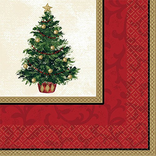 Classic Christmas Tree 2-Ply Lunch Napkins