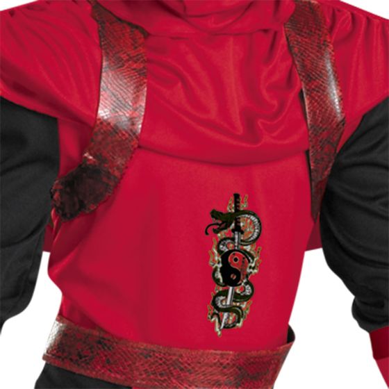 Red Viper Ninja Deluxe Costume