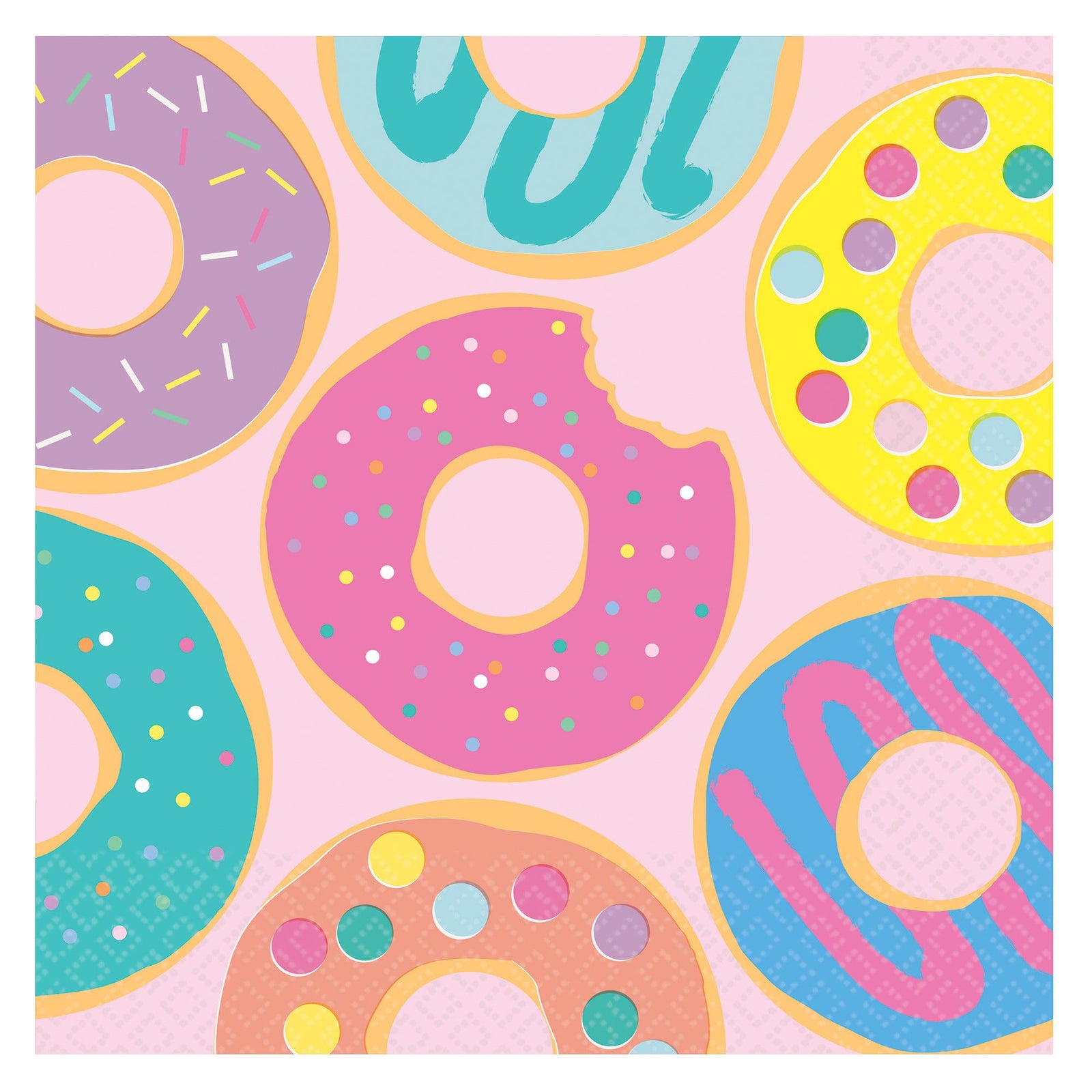 Donut Party Lunch Napkins