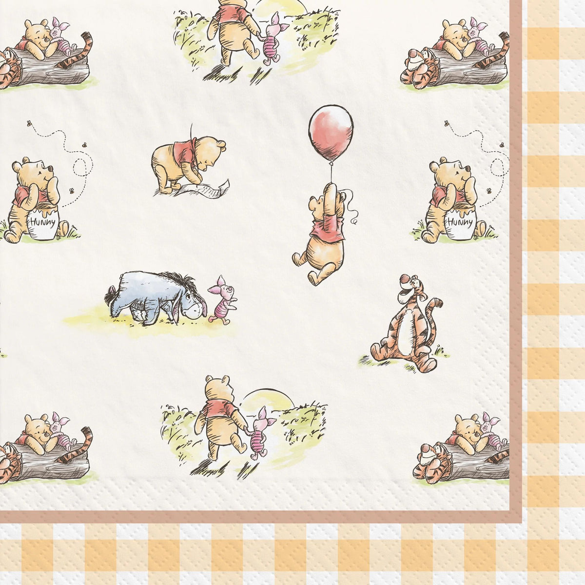Winnie The Pooh Luncheon Napkins