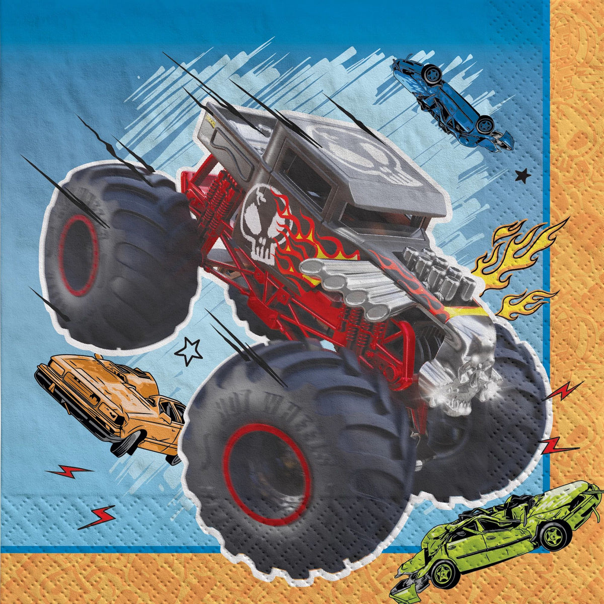 Hot Wheels Monster Truck Luncheon Napkins