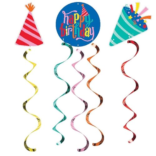 Hats Off Happy Birthday Dizzy Danglers