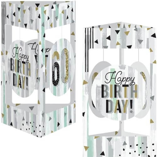 Minted Milestone Chocolate Chip Mint "Happy Birthday" Centerpiece