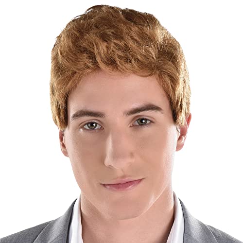 Red Short Men's Wig by