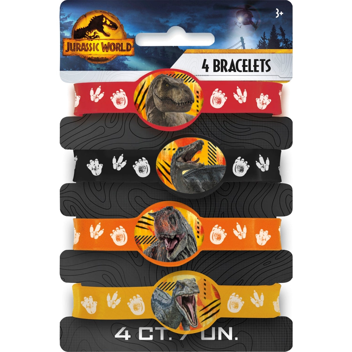 Jurassic Dominion Stretchy Bracelet - 4 per Pack