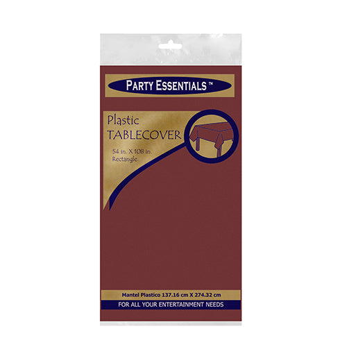54″ x 108″ RECTANGULAR TABLE COVERS – BURGUNDY