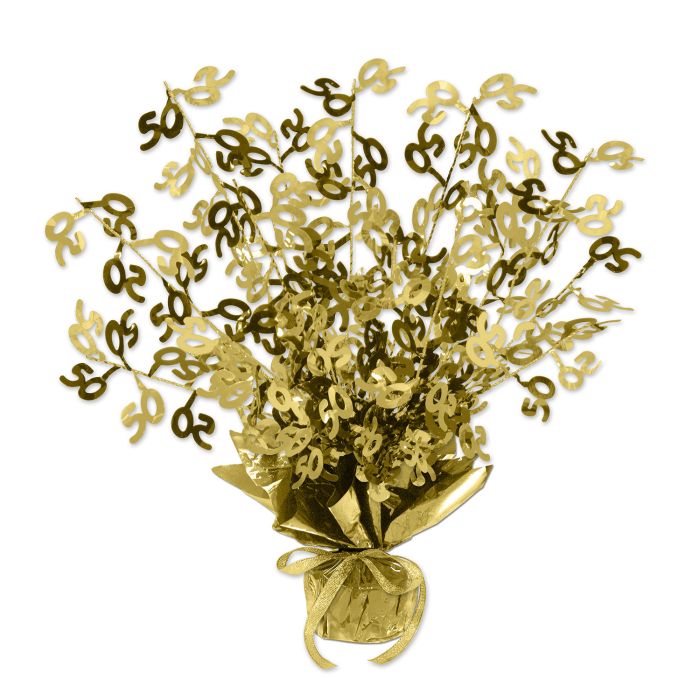 50 Gleam 'N Burst Centerpiece - Gold