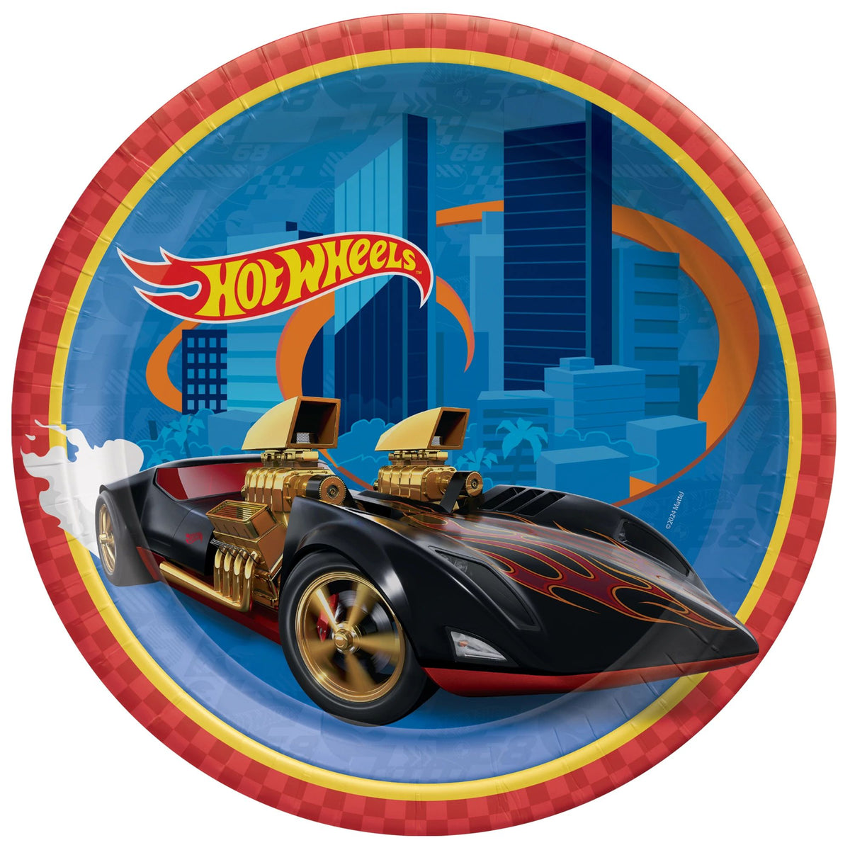 Hot Wheels 7" Plates