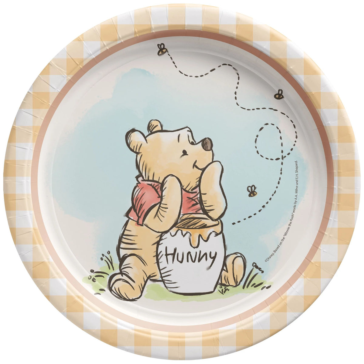 Winnie the Pooh 7" Round Plates