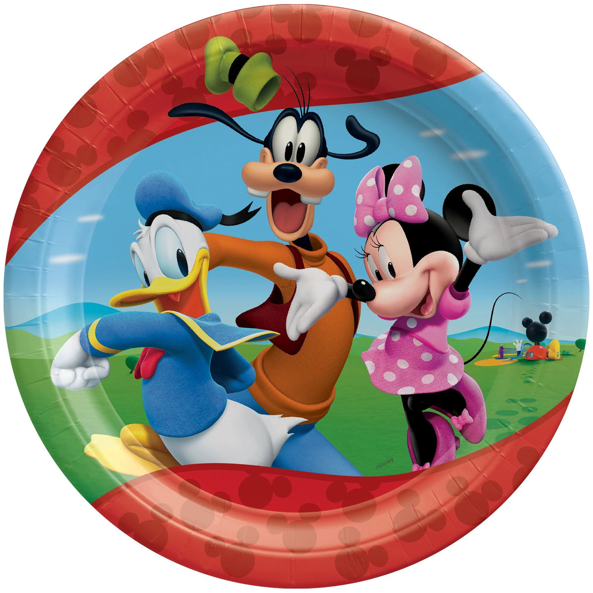 Mickey Mouse Clubhouse 7" Round Plates