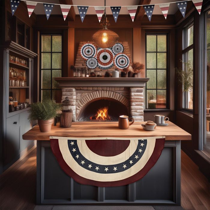 Americana Fabric Bunting