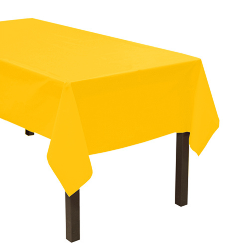 54″ x 108″ RECTANGULAR TABLE COVERS – HARVEST YELLOW