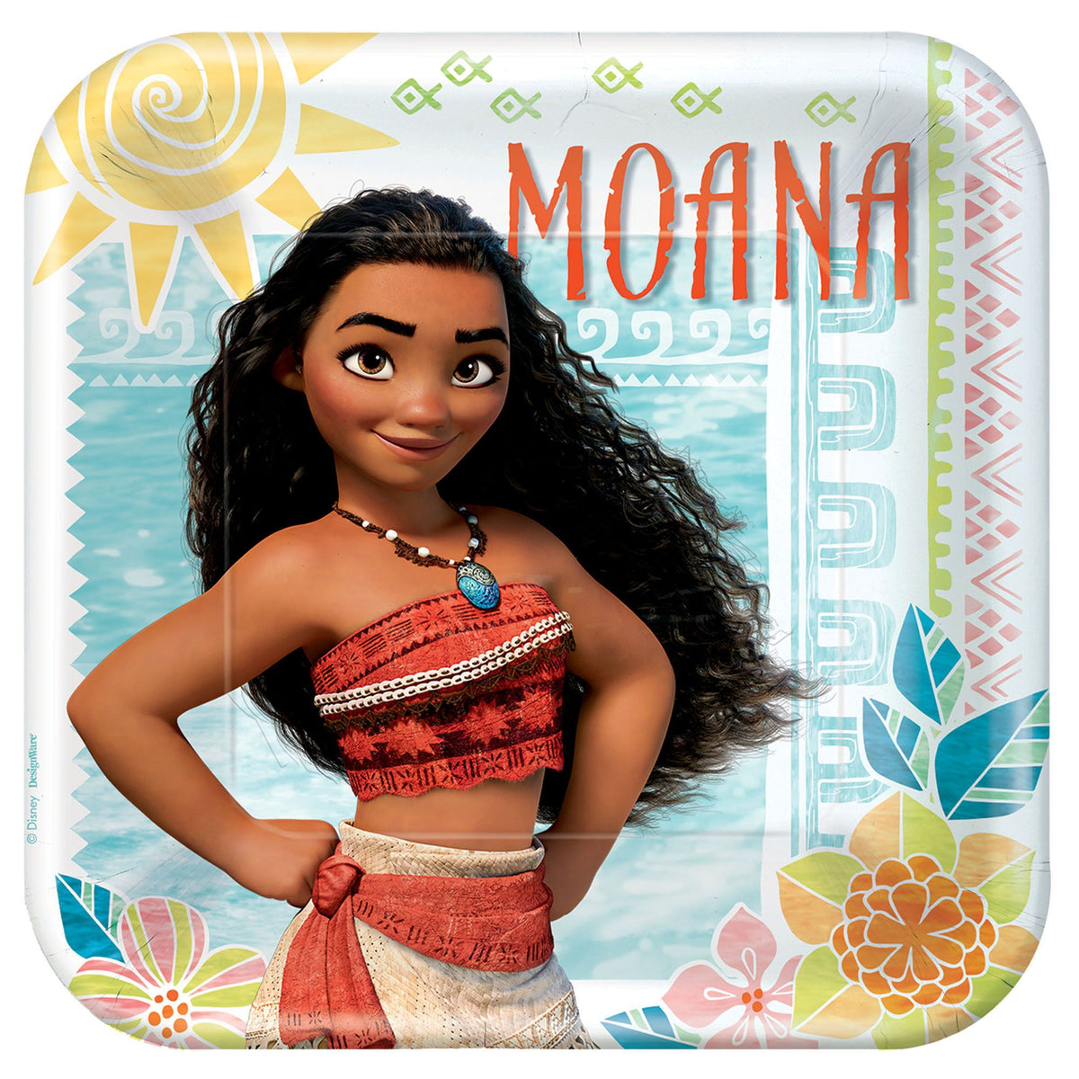 ©Disney Moana 9" Square Plates
