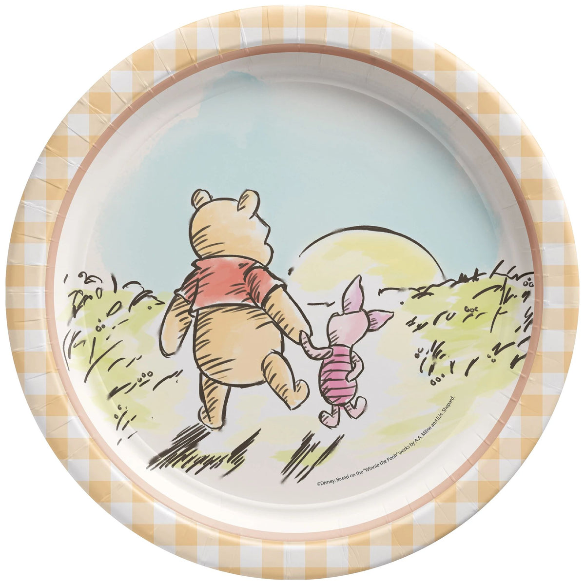 Winnie the Pooh 9" Round Plates