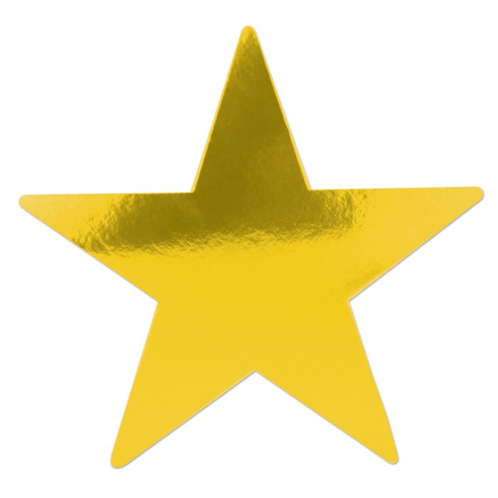 Foil Star Cutout - Gold