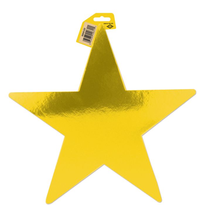 Foil Star Cutout - Gold