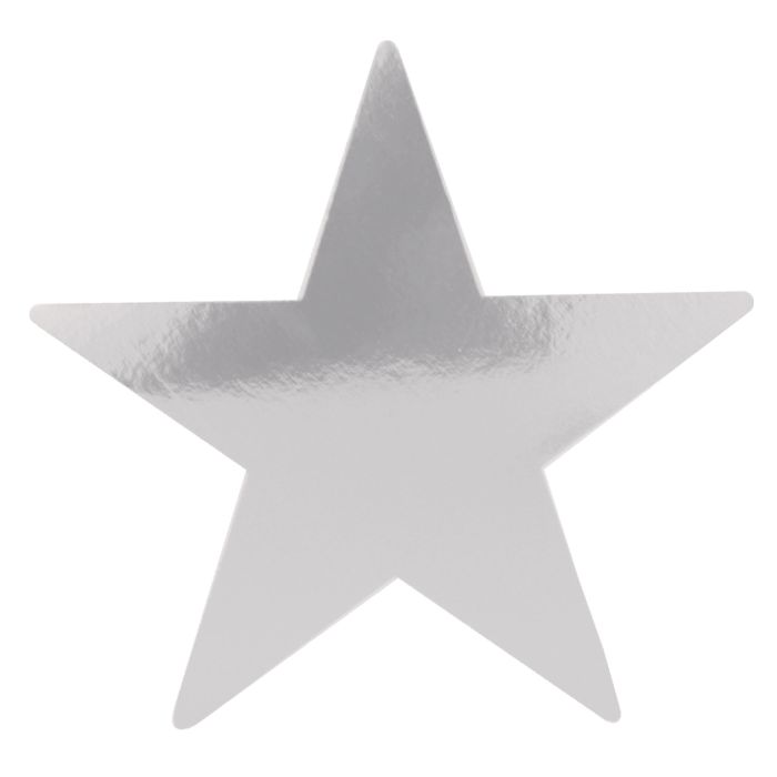 Foil Star Cutout - Silver