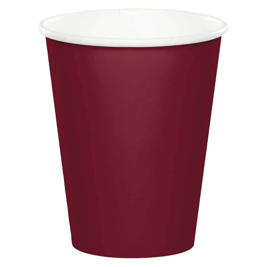 Hot/Cold Cups 9 oz. - Burgundy