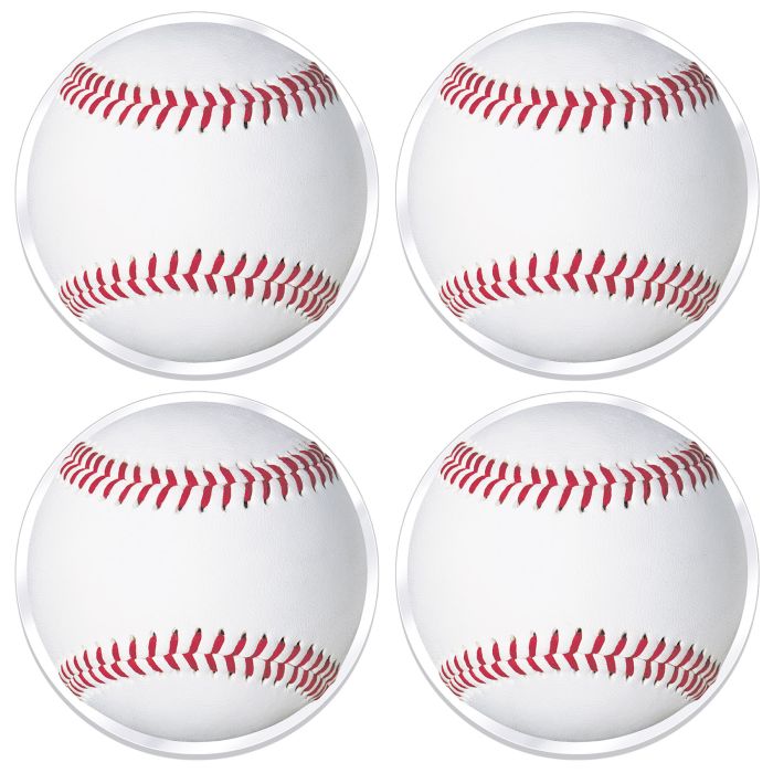 Plastic Baseball Placemats