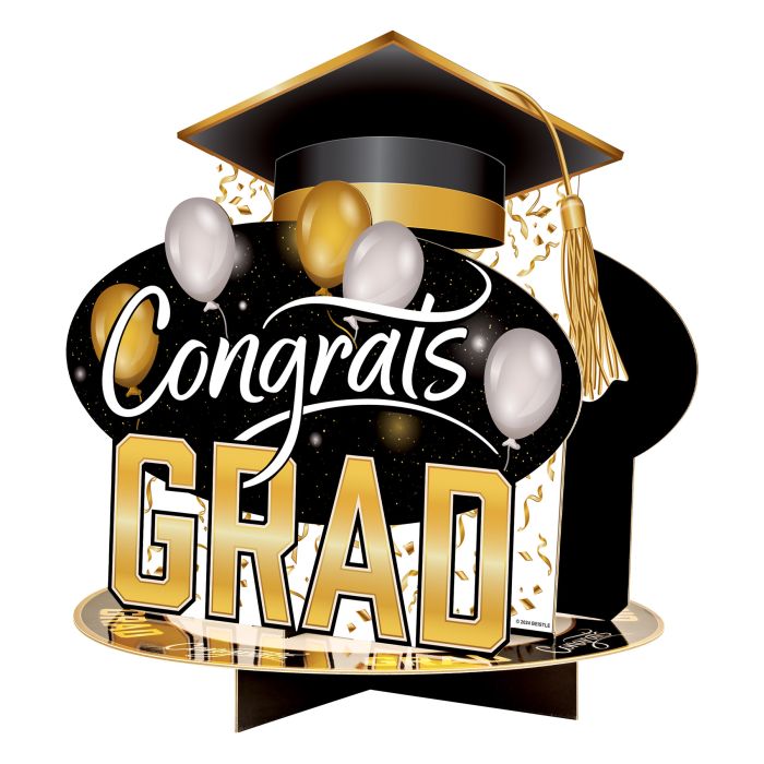 3-D Congrats Grad Centerpiece