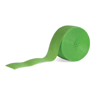 FR Festive Crepe Streamer - Lime Green