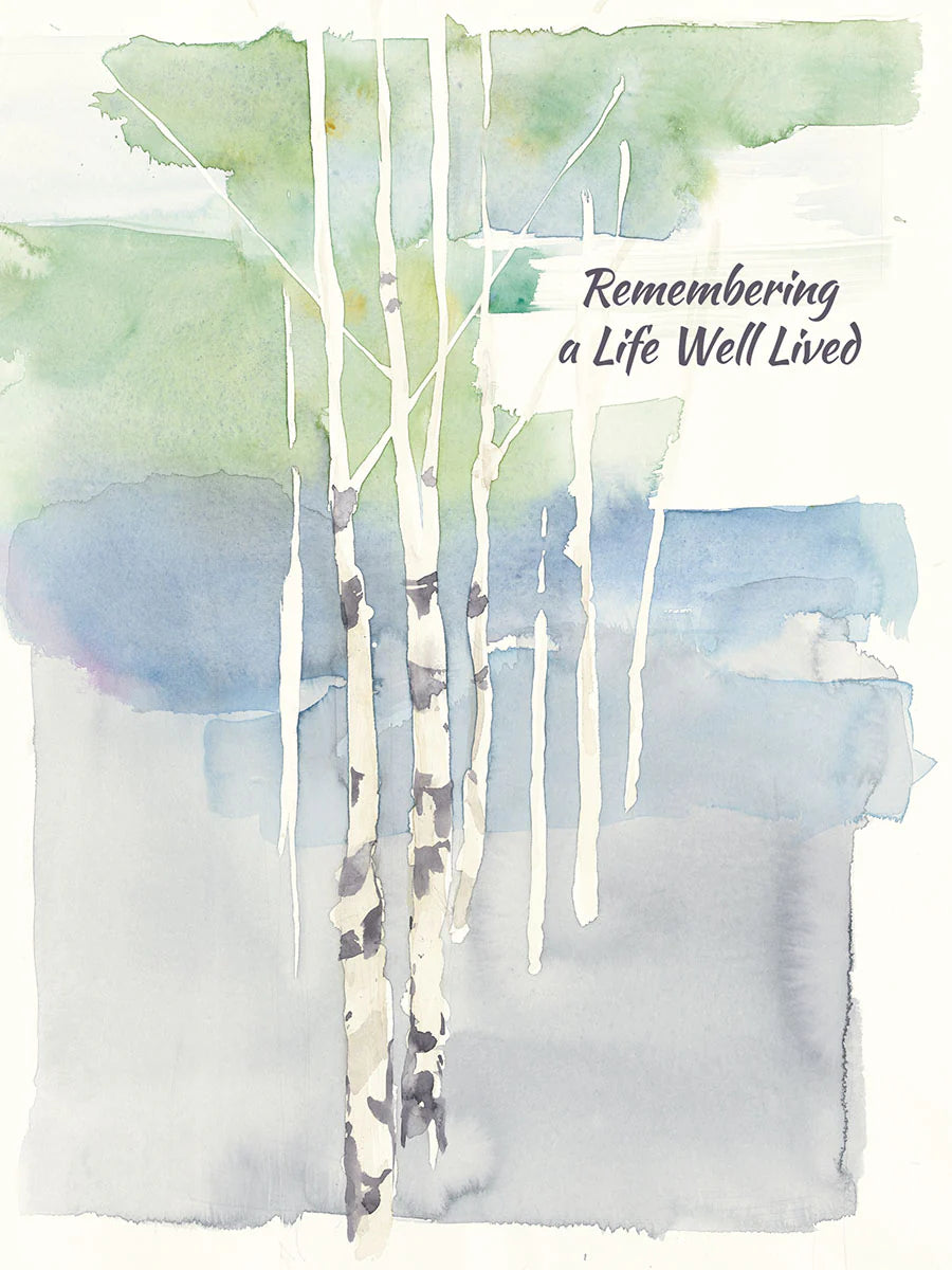 Sympathy Card - Aspen Watercolor
