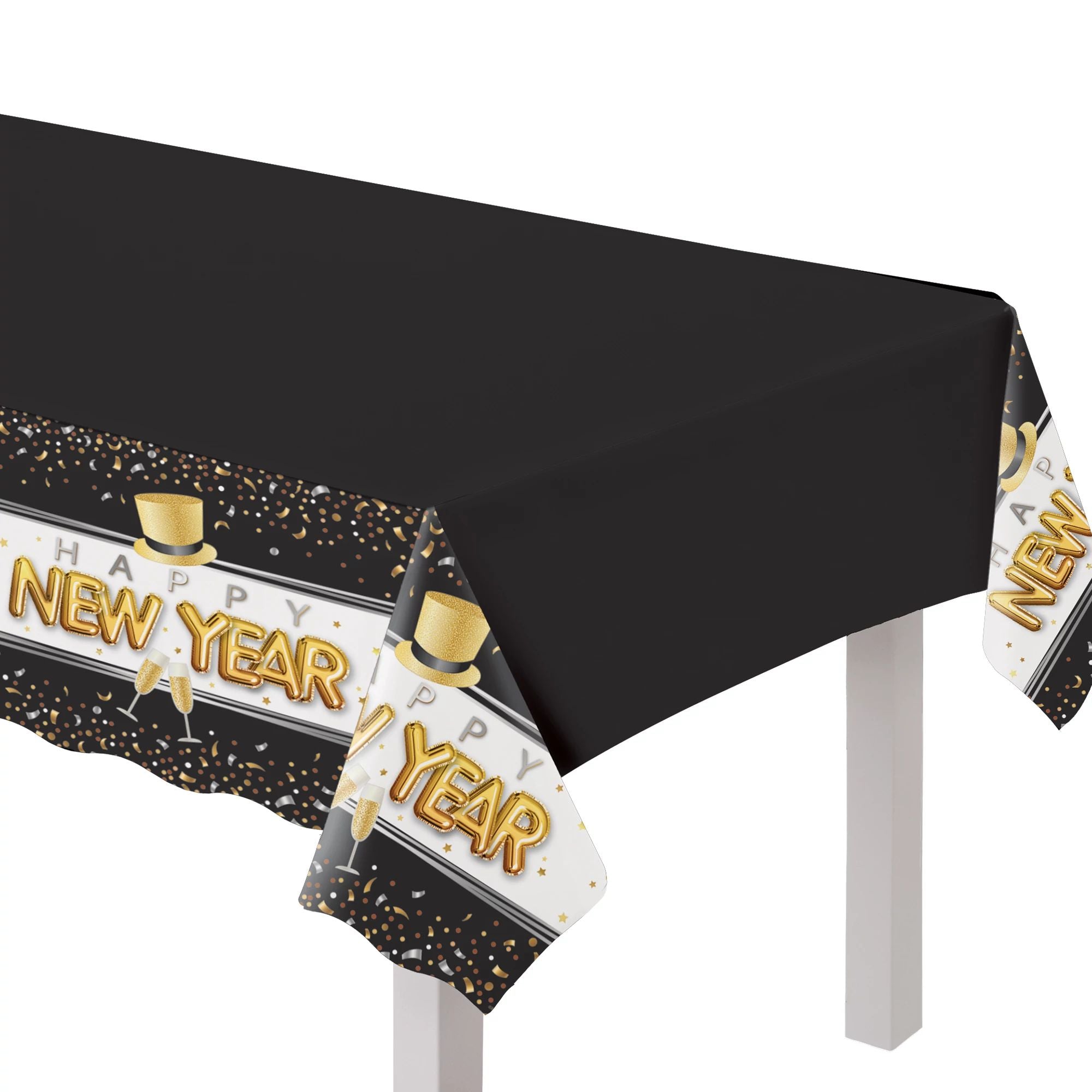 Pop Clink Cheers Plastic Table Covers