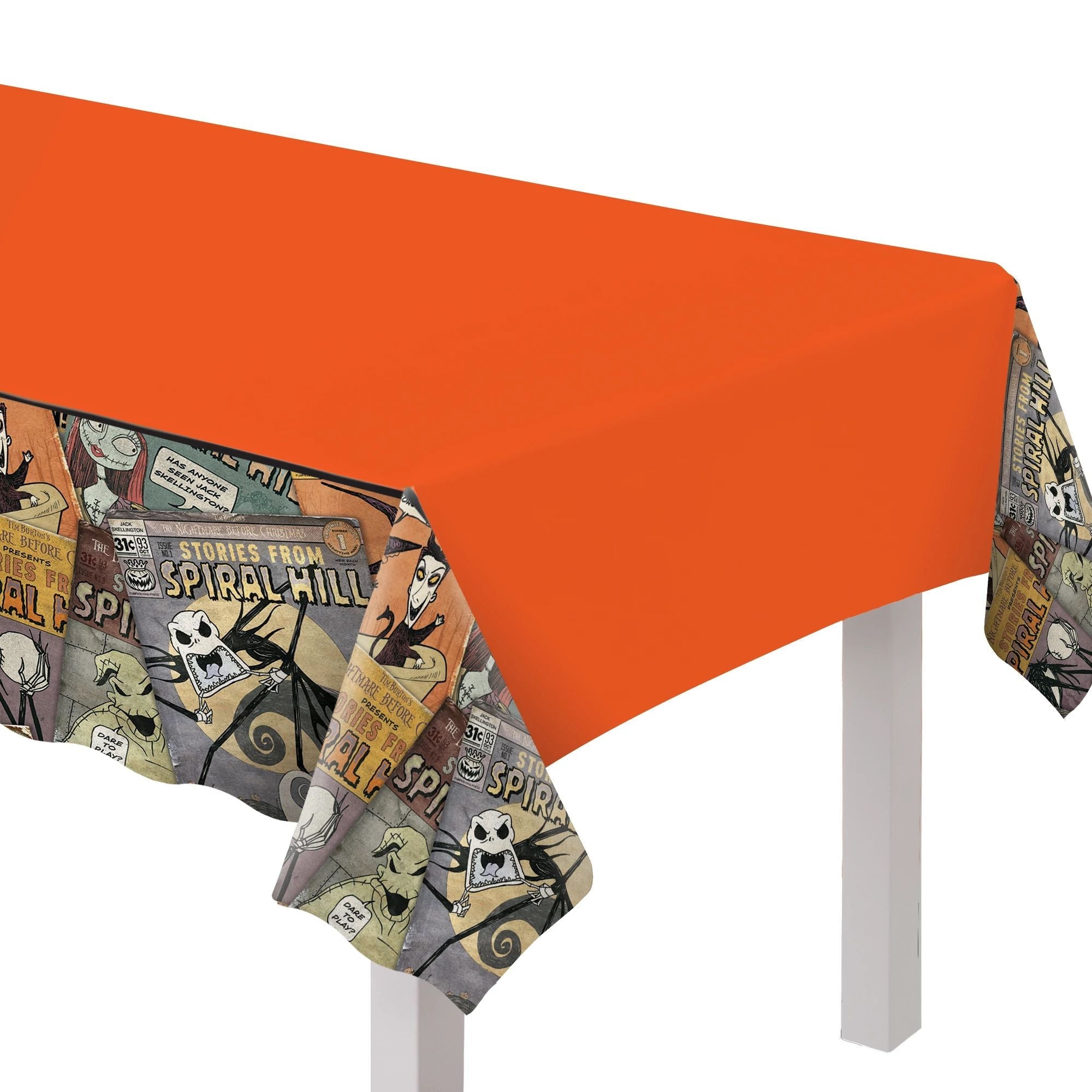 Nightmare Before Christmas - Pumpkin King Plastic Table Cover