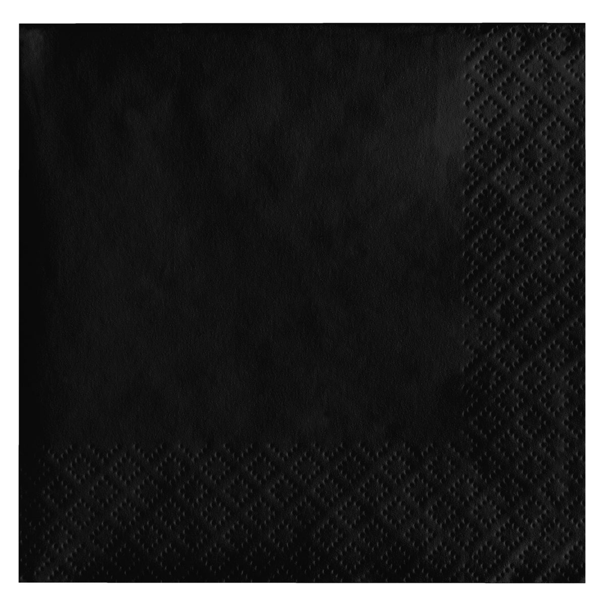 2-Ply Beverage Napkins - Black Velvet