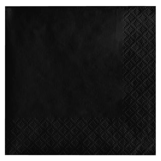 2-Ply Beverage Napkins - Black Velvet