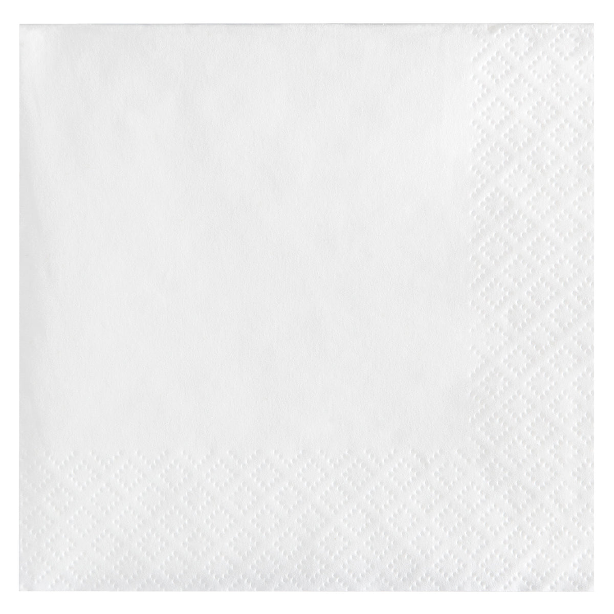 2-Ply Beverage Napkins - White